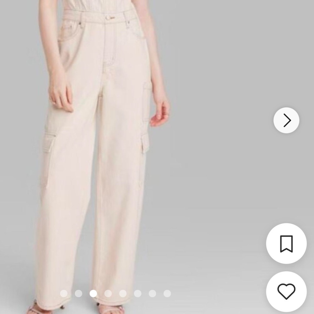 Chic Cream Cargo jumper